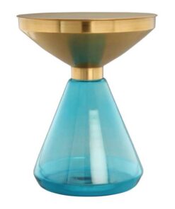 Sidetable Roman 325 blauw/goud