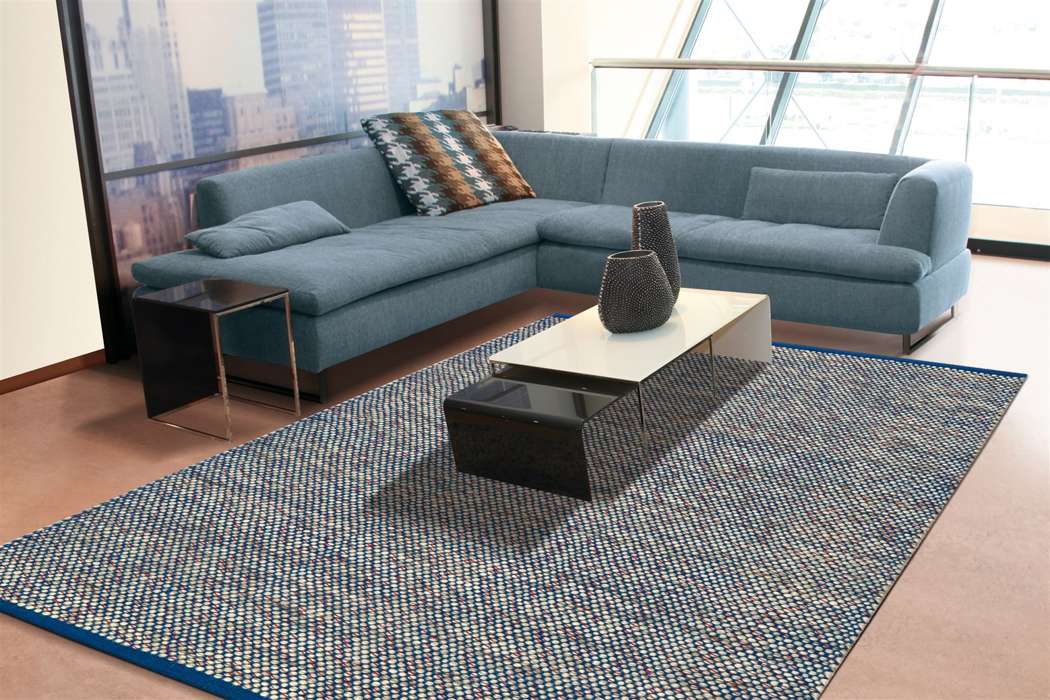 Tweed 8058 grijs/blauw 120x180cm - Afbeelding 2