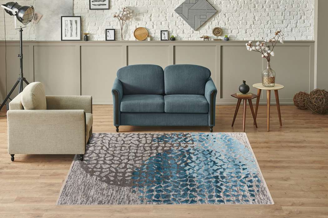 Milan 425 multi/blauw 120x170cm - Afbeelding 2