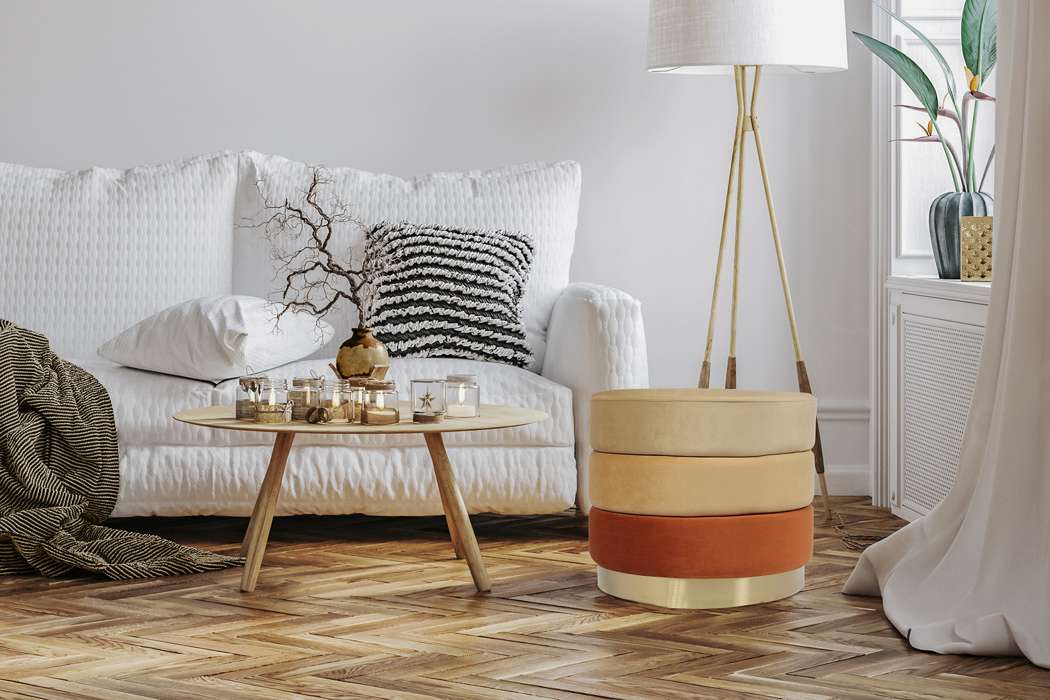 Stool Elyse 100 Orange / Multi - Afbeelding 3