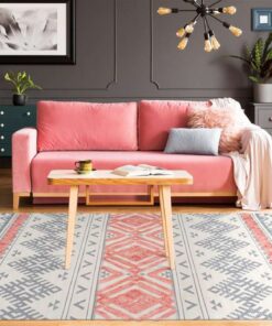 Alternative view of Ethnie 200 grey/apricot 160x230cm