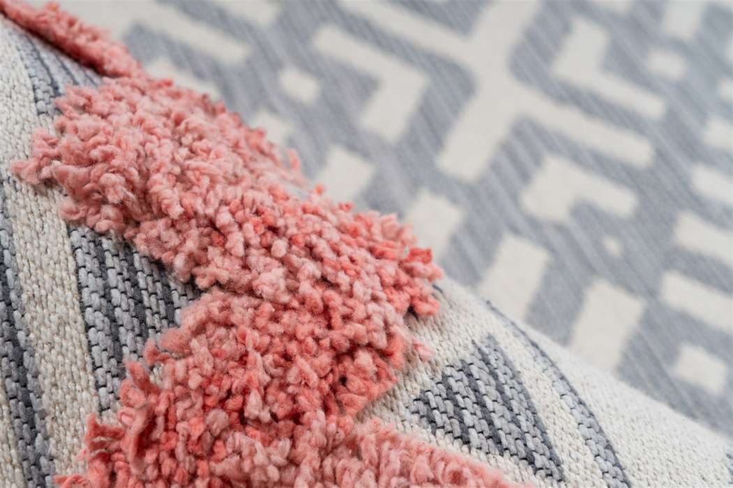 Ethnie 200 grey/apricot 160x230cm - Afbeelding 3
