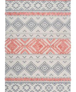 Ethnie 200 grey/apricot 200x290cm
