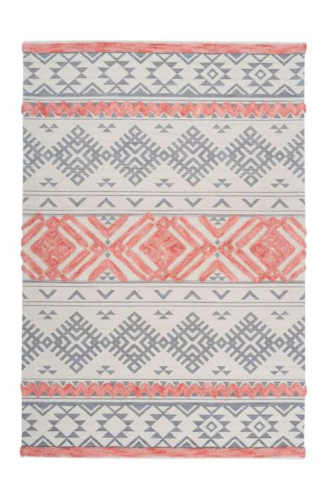 Ethnie 200 grey/apricot 200x290cm