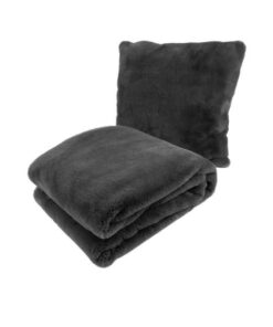 Deco Cushion & Blanket Aimee 625 set of 2 anthracite