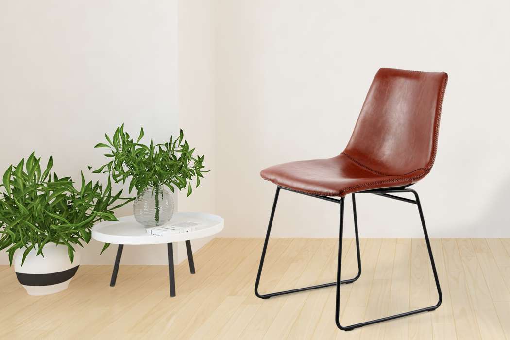 Chair Caila 110 set of 2 coffee - Afbeelding 3