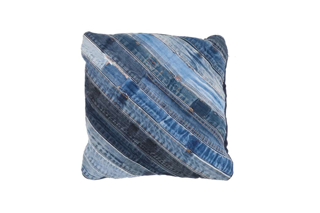 Denim kussen 210 Jeansblau 45cm x 45cm
