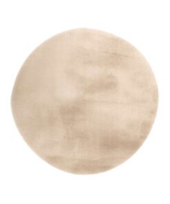 Badmat rabbit Light 120cm rond, ivoor