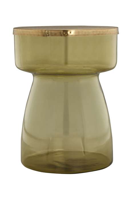 Sidetable Roman 125 groen/goud