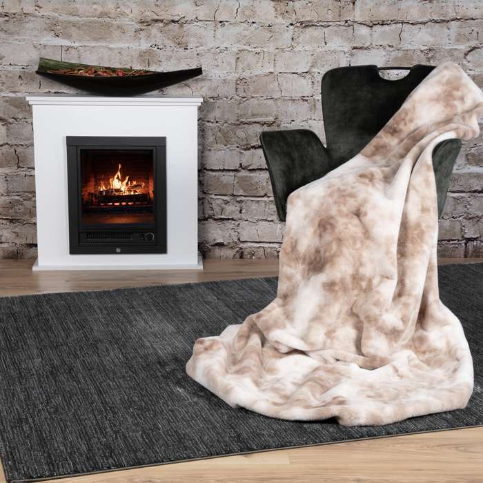 Rumba plaid 500 Taupe 230 x 250 cm - Afbeelding 2