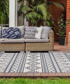 Alternative view of Outdoor vloerkleed Yoga 500 120x170 ivoor/grijs