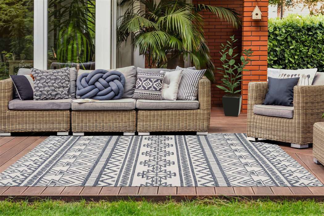 Yoga 500 anthracite/ivory 160x230cm - Afbeelding 2
