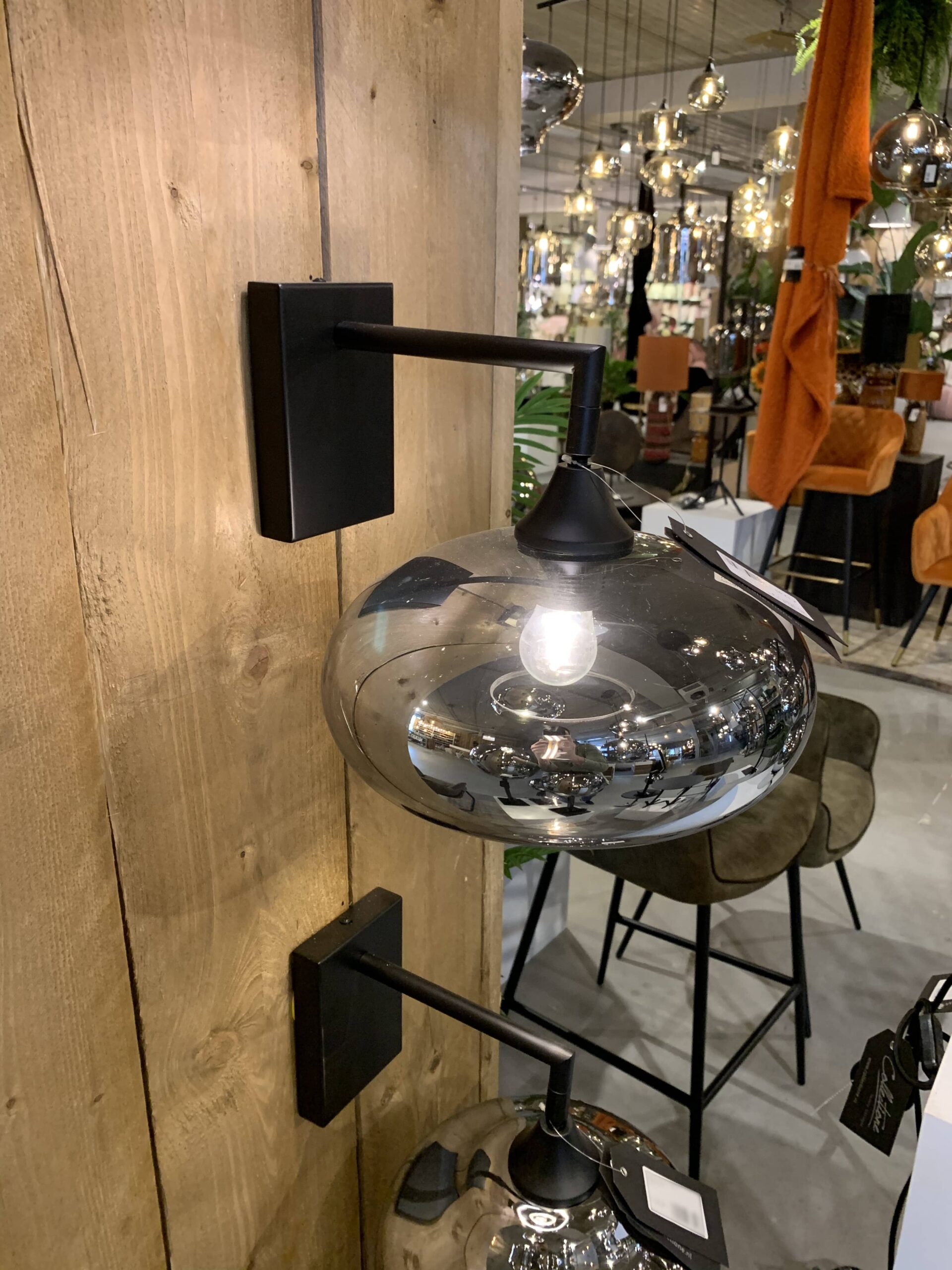 Wandlamp Vilmar S zwart - Afbeelding 6