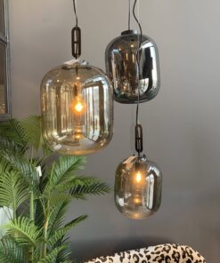 Alternative view of Larino Hanging lamp L amber
