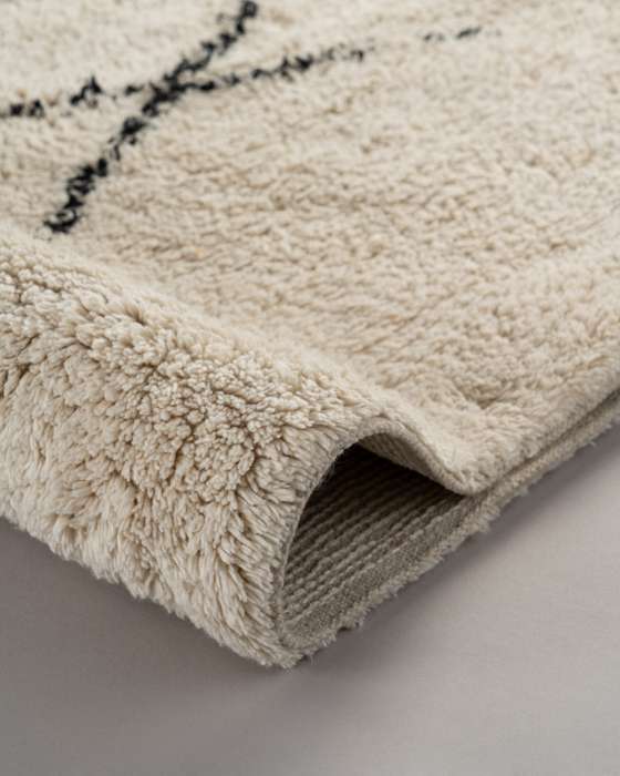 Alena 125 creme/zwart 160x230 cm - Afbeelding 3