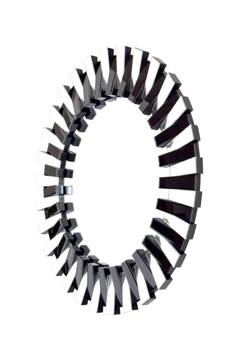Wandspiegel Apollon 910 zilver/zwart - Afbeelding 4