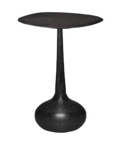 Bijzettafel rond 41cm Walnoot