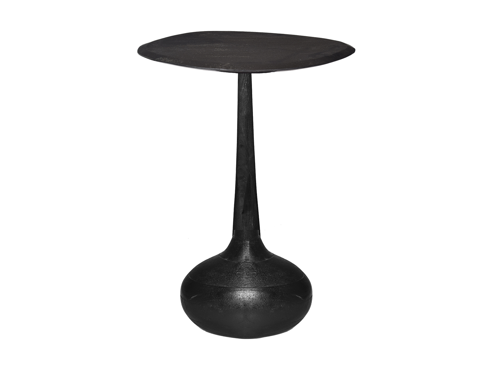 Bijzettafel rond 41cm Walnoot