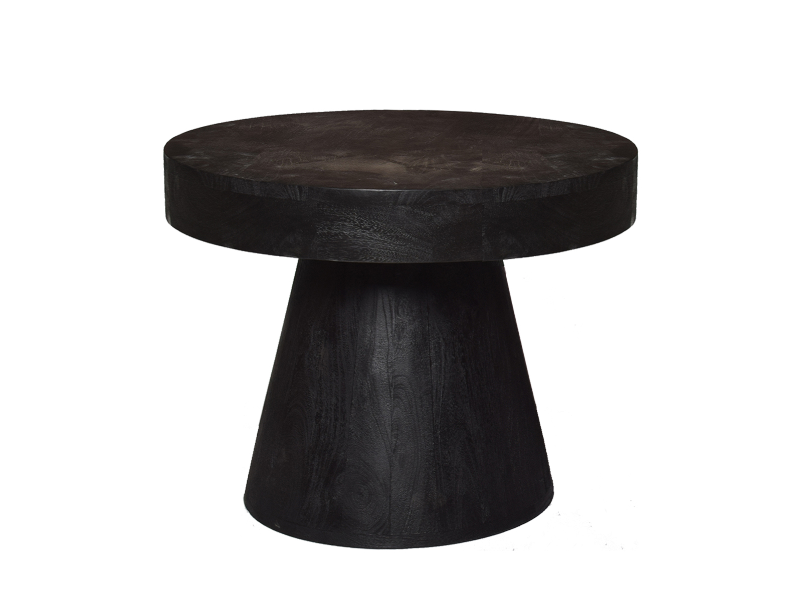Bijzettafel rond 55cm zwart