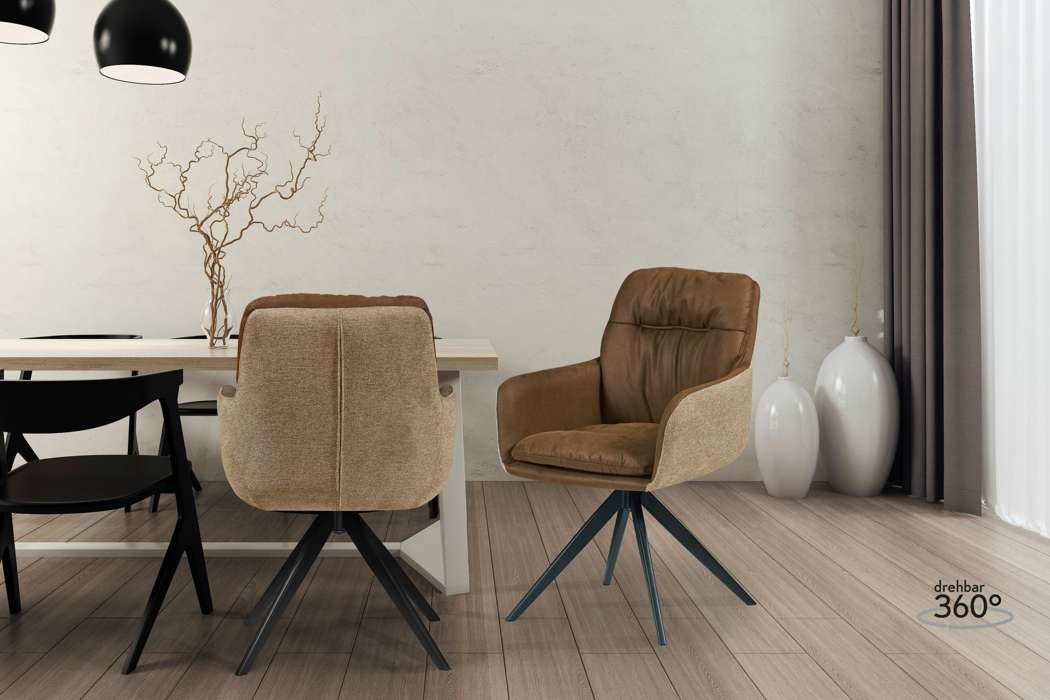 Stoel Dian 125 Camel - Afbeelding 2