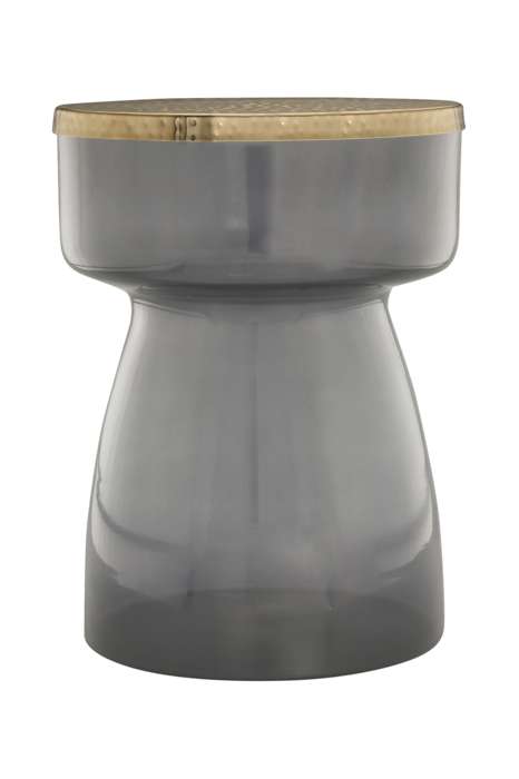 Sidetable Roman 125 grijs/goud