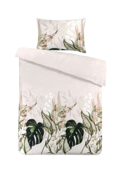 Bed linen Vayda 100-DE Multi / Beige 155cm x 220cm / 80cm x 80cm