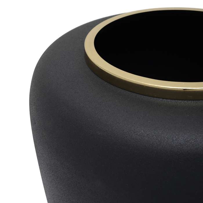 Vase Art Deco 2025 Black / Gold - Afbeelding 4