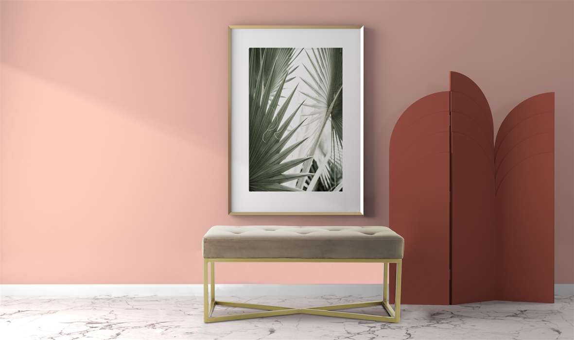 Bench Diaz 125 Taupe / Gold - Afbeelding 3