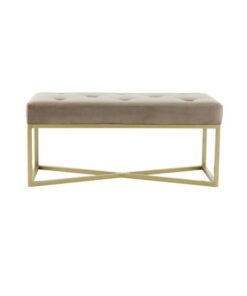 Bench Diaz 125 Taupe / Gold