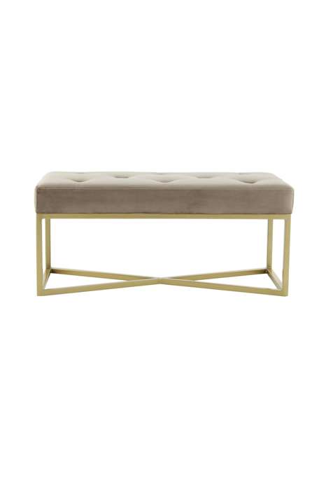 Bench Diaz 125 Taupe / Gold