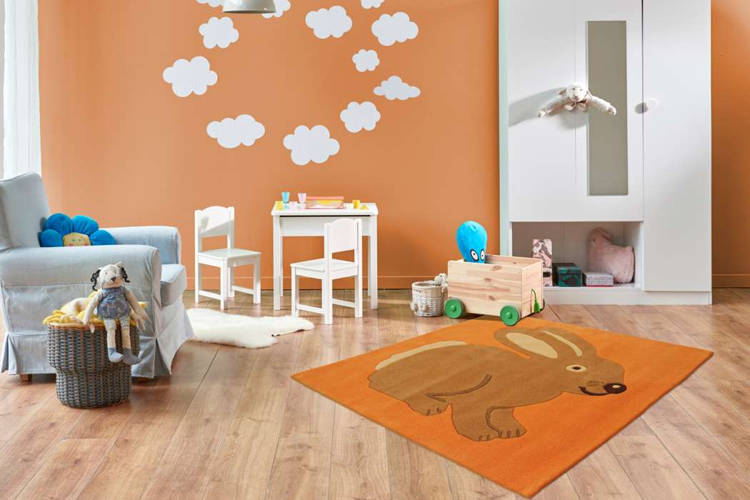 Joy 295 oranje 130x130cm - Afbeelding 2