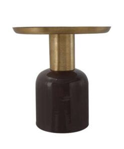 Bijzettafel Art Deco 825 donker lila/goud