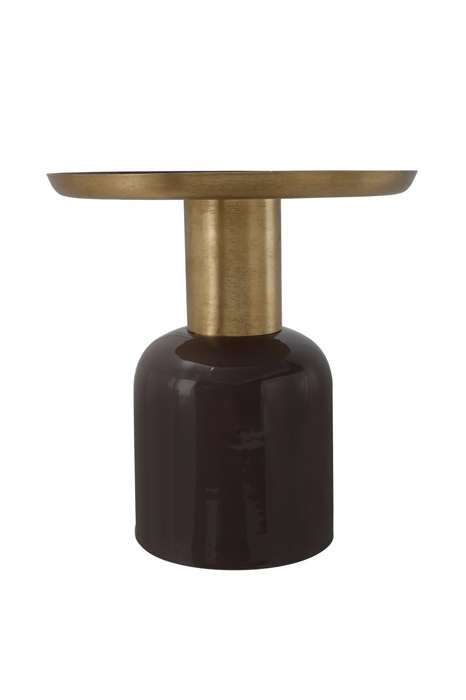 Bijzettafel Art Deco 825 donker lila/goud