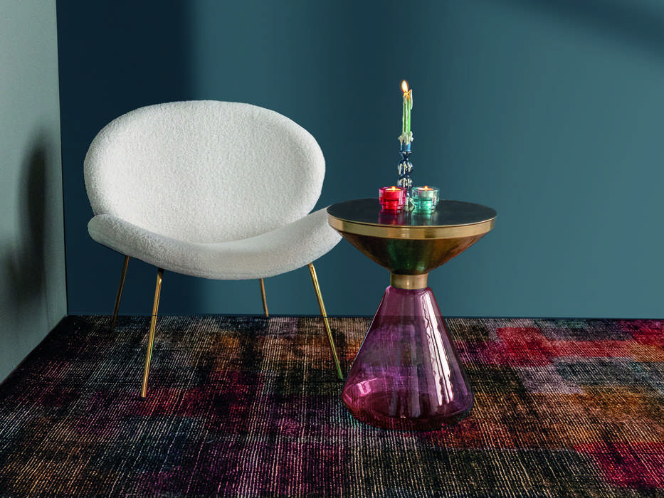 Sidetable Roman 325 blauw/goud - Afbeelding 4