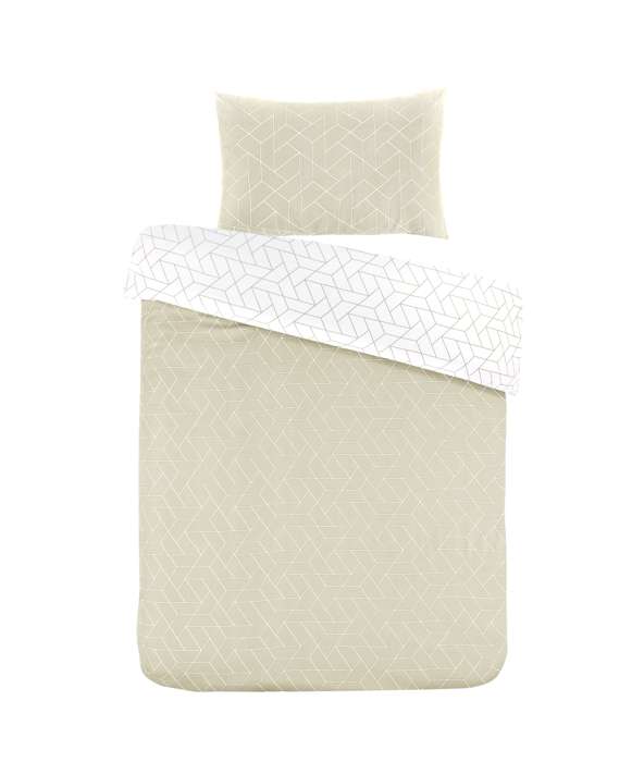 Bed linen Florence 100-NL Beige 140cm x 240cm / 60cm x 70cm