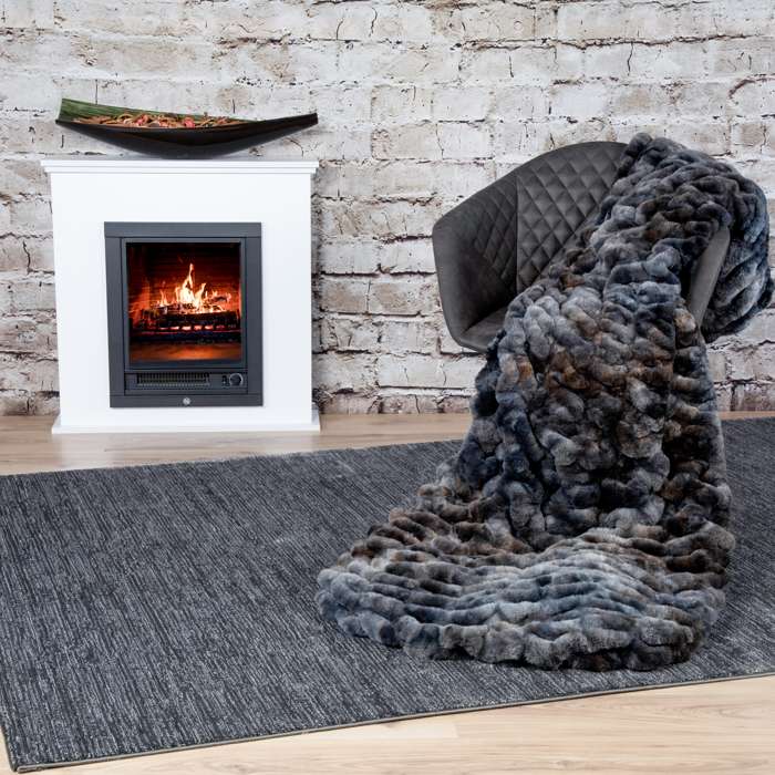 Luxury Blanket 900 150 x 200 cm Gray - Afbeelding 2
