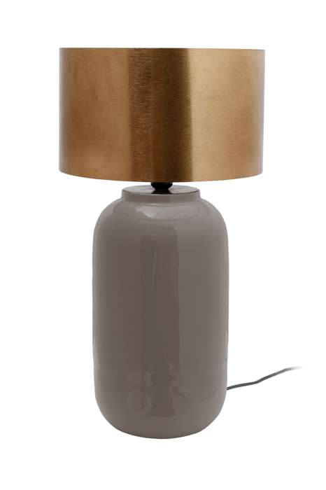 Table lamp Art Deco 725 gray / gold