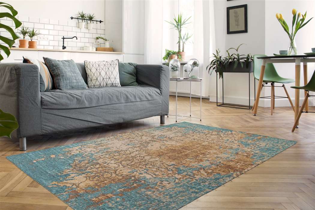 Primavera 725 zand/blauw 120x180cm - Afbeelding 2