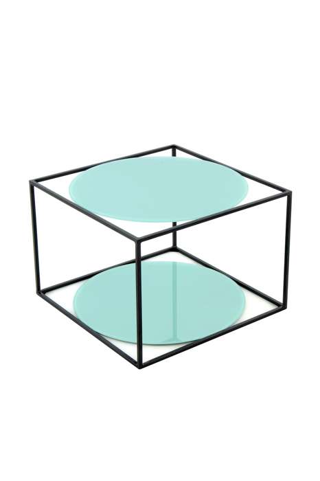 Sidetable Cody 110 groen/zwart