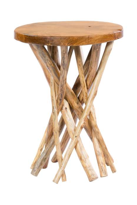 Side table Radix 125 Clear / Glossy