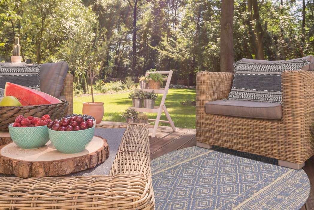 Sunny 110 lichtblauw 120cm ROND - Afbeelding 5