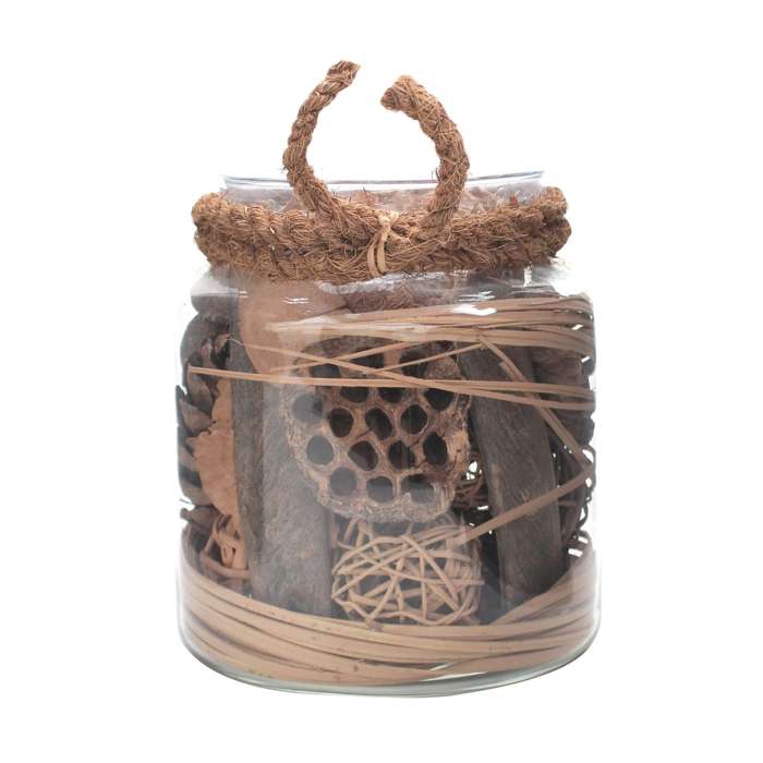 Deco Glas Flora 410 brown