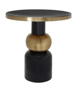 Side Table Art Deco 2025 zwart/goud