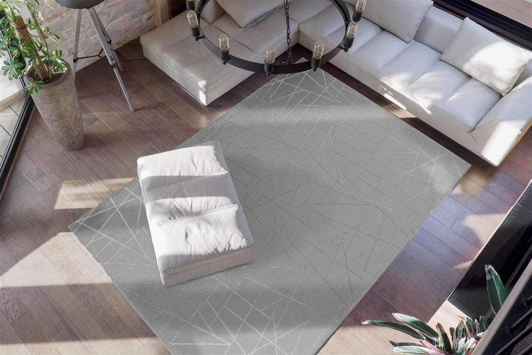 Bijou 125 taupe/zilver 120x170cm - Afbeelding 2