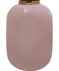 Vaas Art Deco 355 roze/goud