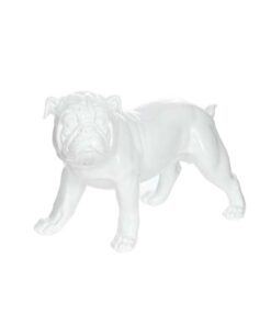 Sculptuur Bulldog 21-J wit