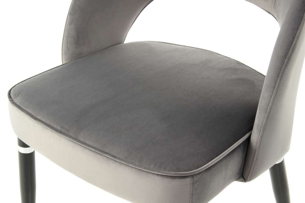 Chair Courtney set of 2 Grey/Silver - Afbeelding 4