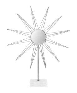 Sculpture Ajey 387 silver / white