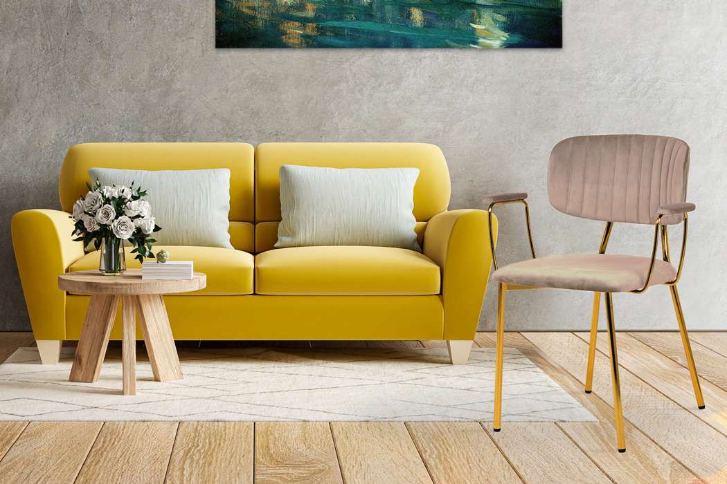 Chair Giselle taupe - Afbeelding 2