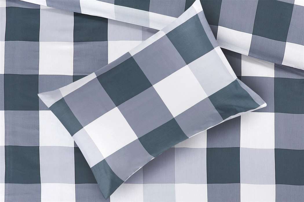 Bed linen Nevada 100-GB Blue 260cm x 220cm / 50cm x 75cm (2 pcs.) - Afbeelding 3
